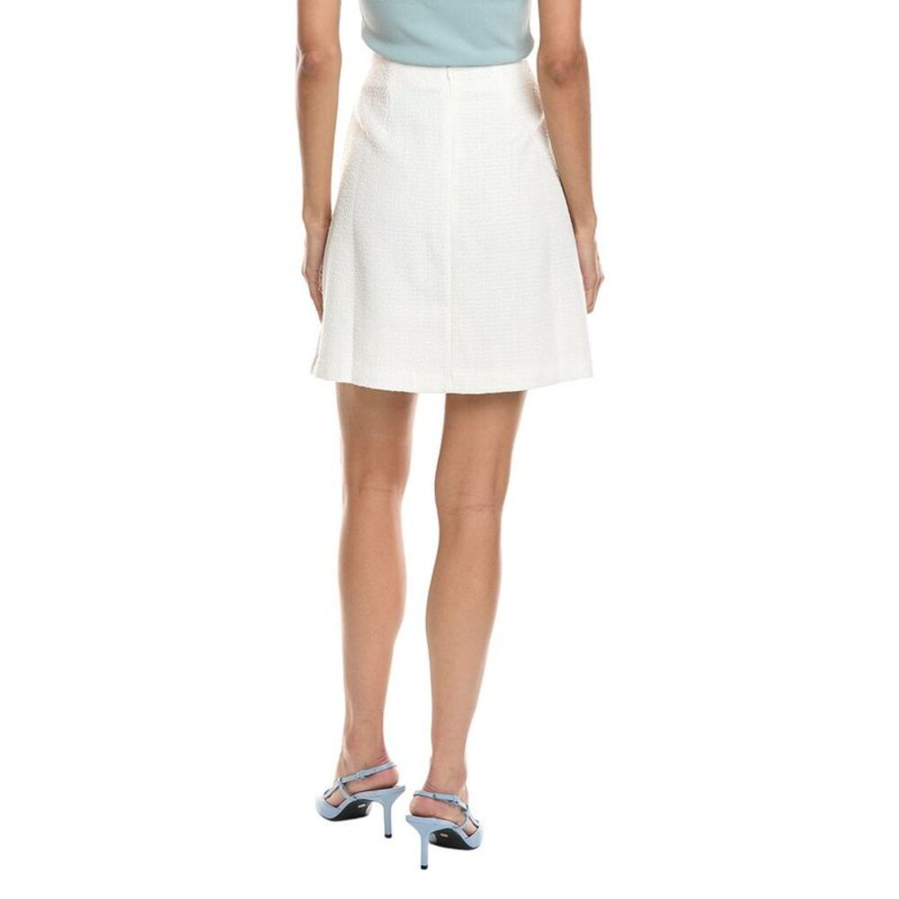 Tahari Asl Womens  Knit Skirt, Ivory - Picture 2 of 3